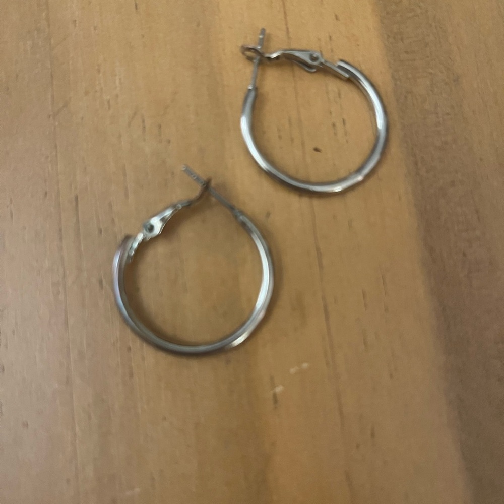 Silver Hoop Earrings